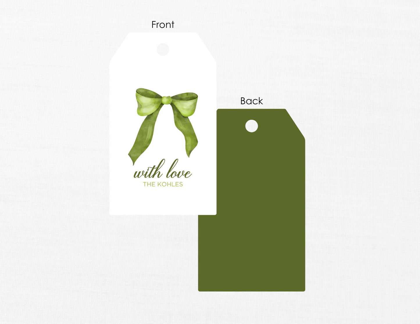 Bow Gift Tags