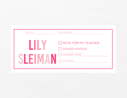 Kid Envelope - Colorful + Simple