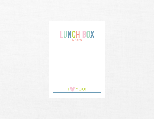 Lunchbox Notes - Colorful + Simple