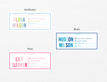 Kid Envelope - Colorful + Simple