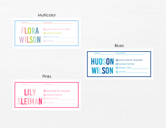 Kid Envelope - Colorful + Simple