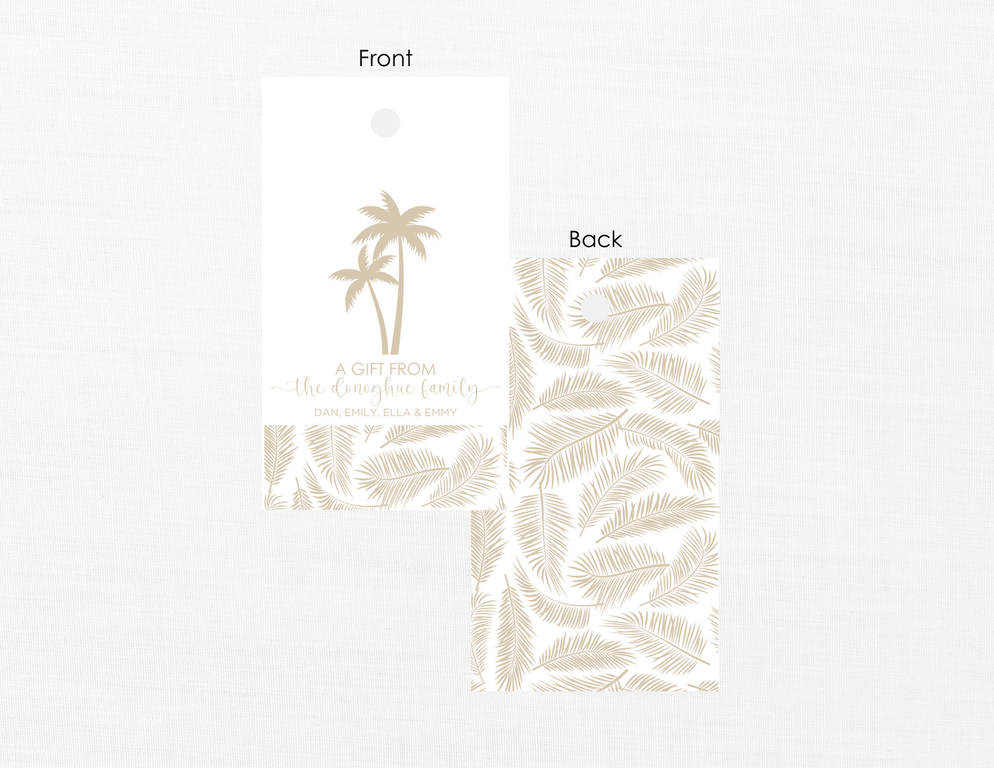 Palm Tree Gift Tags