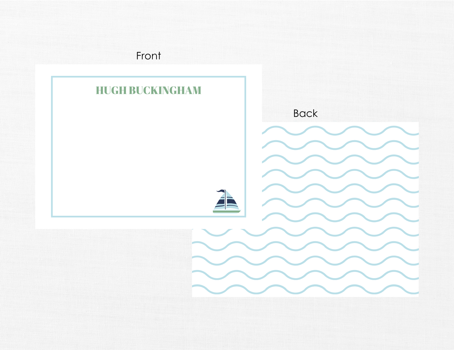 Sailboat Stationery