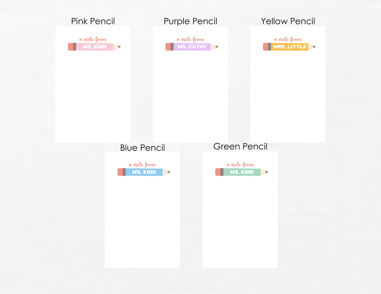 Pencil Notepad